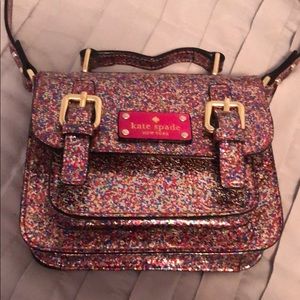 Kate Spade Rainbow Glitter Purse